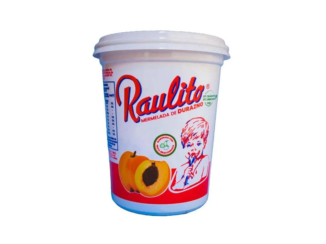 MERMELADA DE DURAZNO RAULITO X 500G