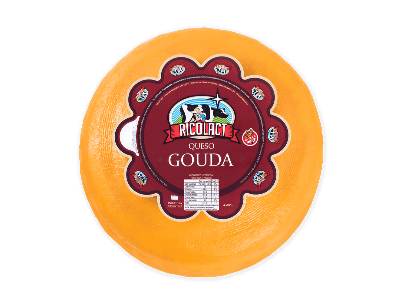 QUESO GOUDA RICOLACT SIN TACC