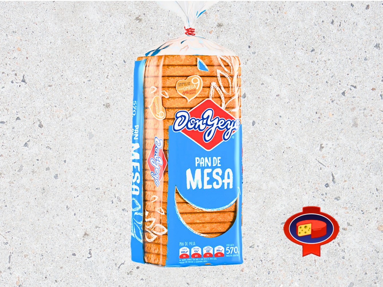 PAN DE MESA DON YEYO X 570 G.