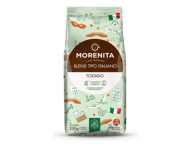 CAFE MOLIDO TOSTADO BLEND ITALIANO x250g