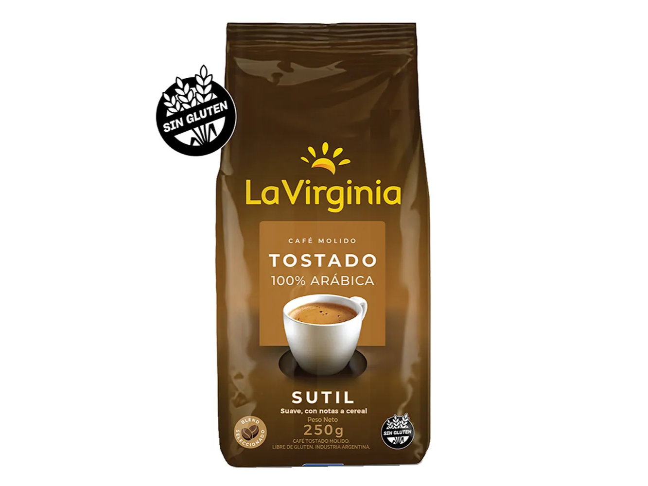 CAFE MOLIDO TOSTADO SUTIL x250g
