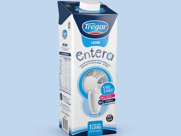 LECHE LARGA VIDA ENTERA TREGAR X 1LT