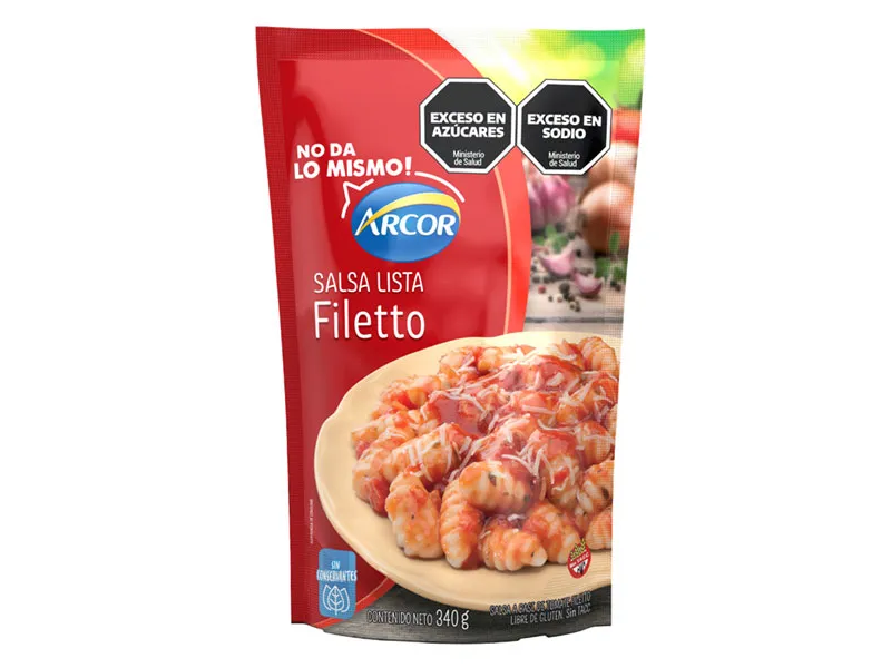 SALSA LISTA ARCOR FILETTO 340g