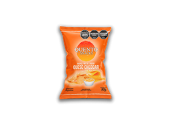 PAPAS FRITAS SABOR CHEDDAR 90G QUENTO
