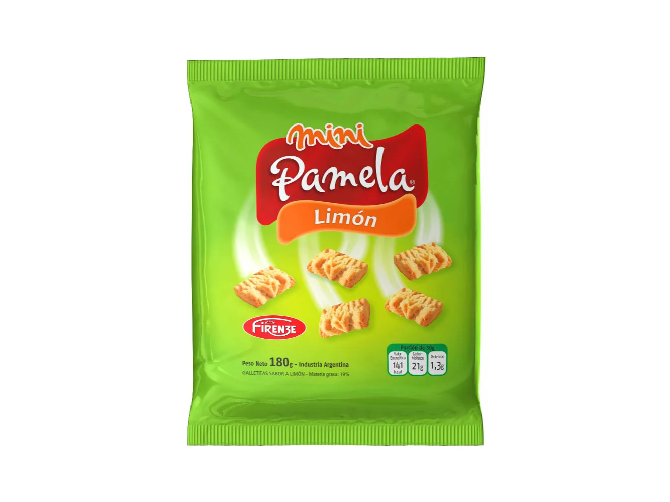 MINI PAMELA SABOR LIMON X 180 G.