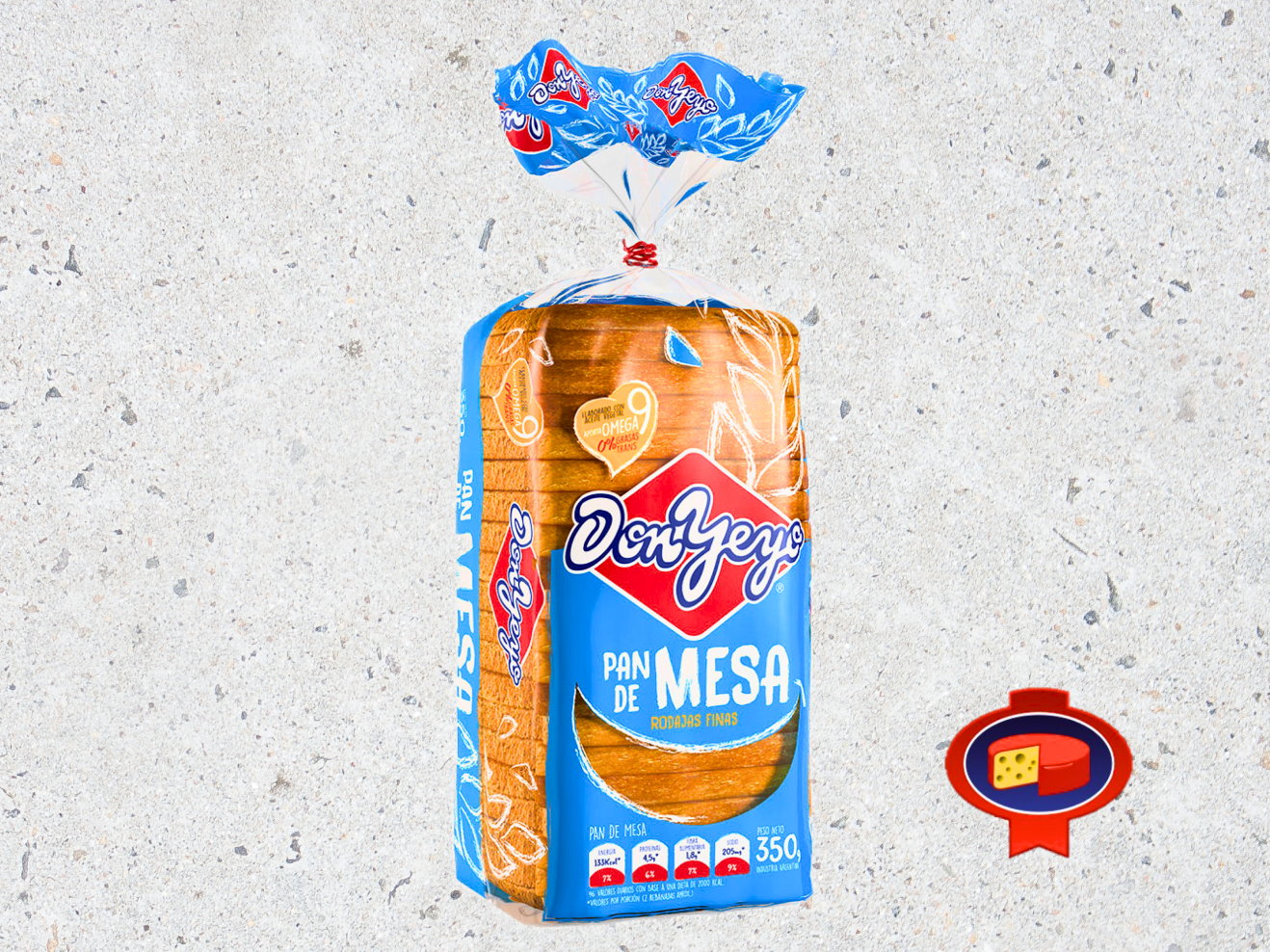 PAN DE MESA DON YEYO X 350 G.