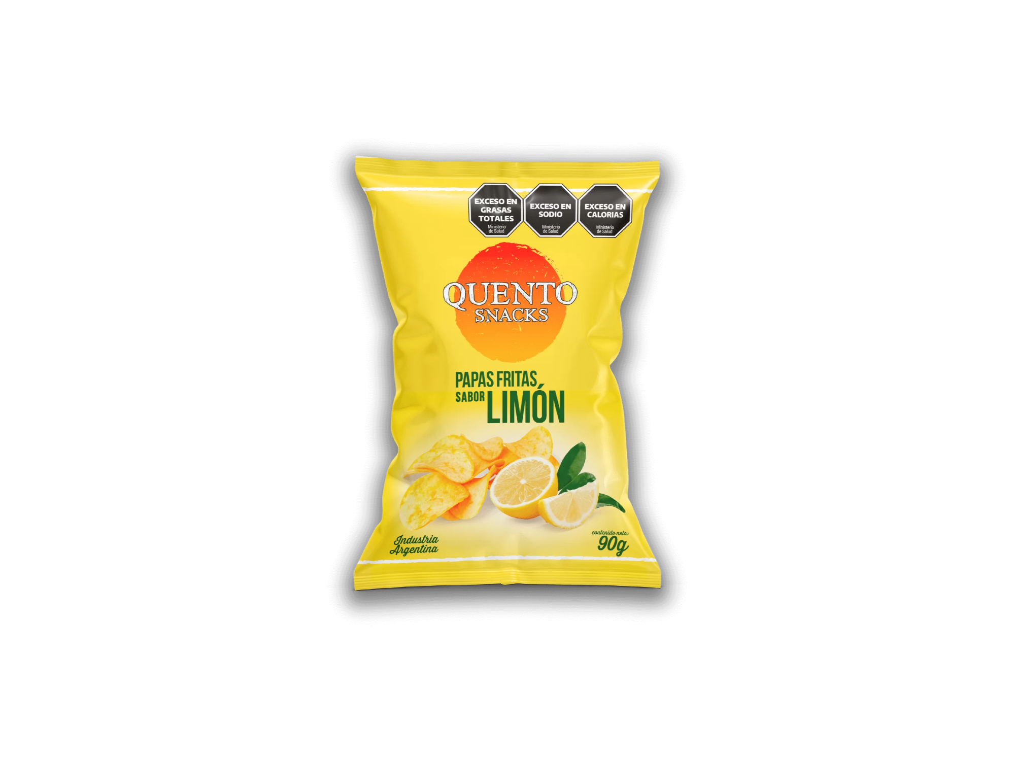 PAPAS FRITAS SABOR LIMON 90G QUENTO