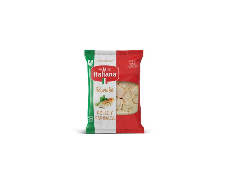 RAVIOLES DE POLLO Y VERDURA 1 KG LA ITALIANA