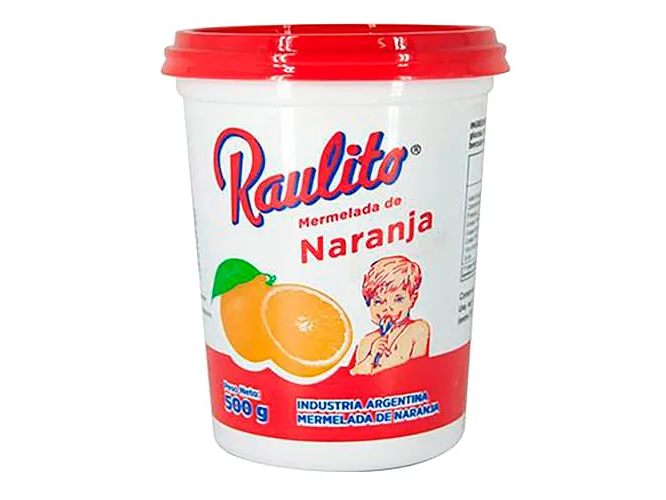 MERMELADA DE NARANJA RAULITO 500G