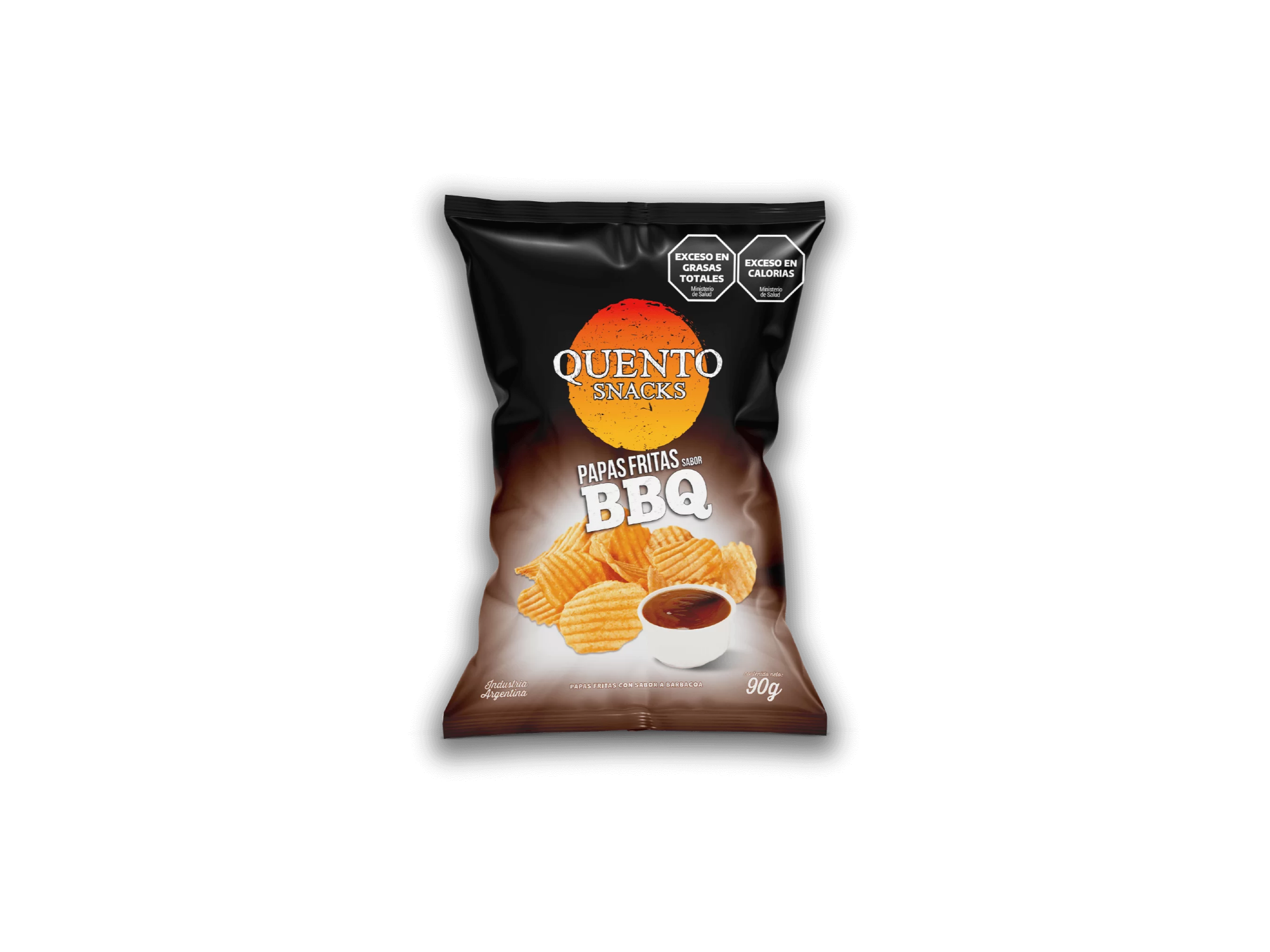PAPAS FRITAS SABOR BBQ 90G QUENTO