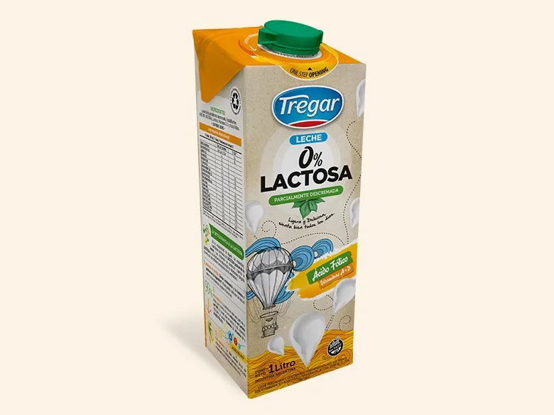 LECHE 0% LACTOSA TREGAR X1LT