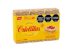 GALLETAS CRIOLLITAS PACK X3 FAMILIAR X 300g