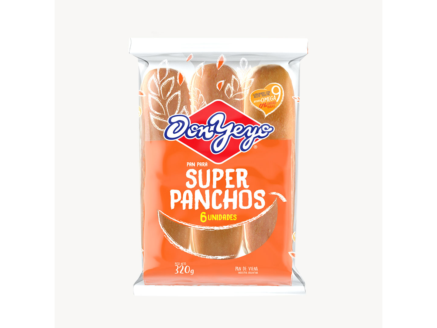 PAN PARA PANCHOS X 6 UN DON YEYO