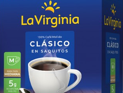 CAFE EN SAQUITOS LA VIRGINIA EN SOBRES X 20 UN.