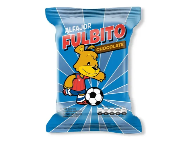 ALFAJOR FULBITO CHOCOLATE 30gr