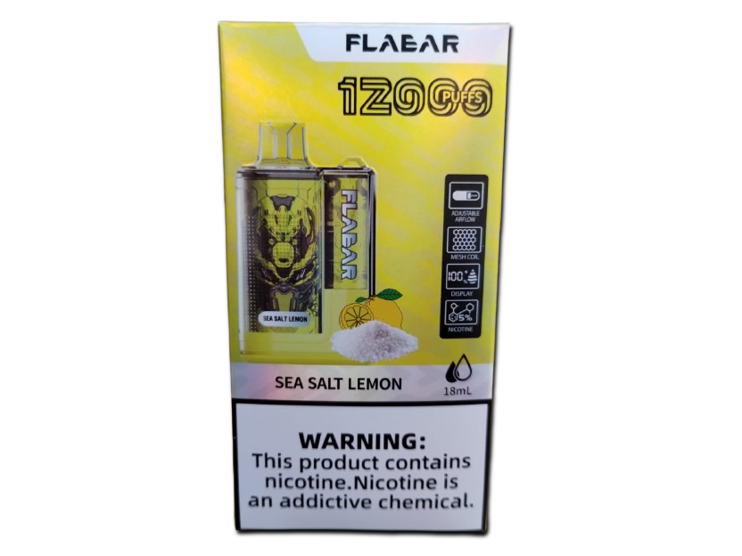 FLABAR 12000 PUFFS SEA SALT LEMON