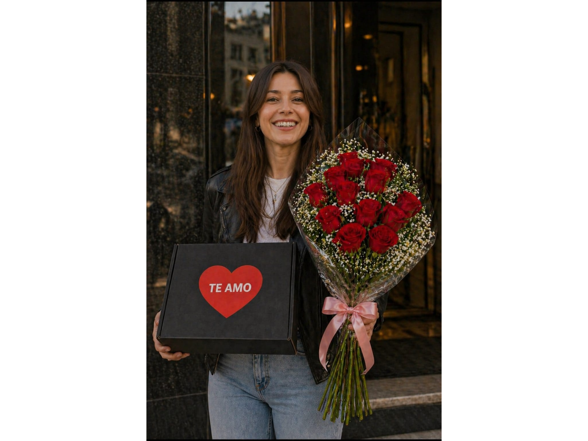 Ramo de 12 Rosas. Y Delicatessen