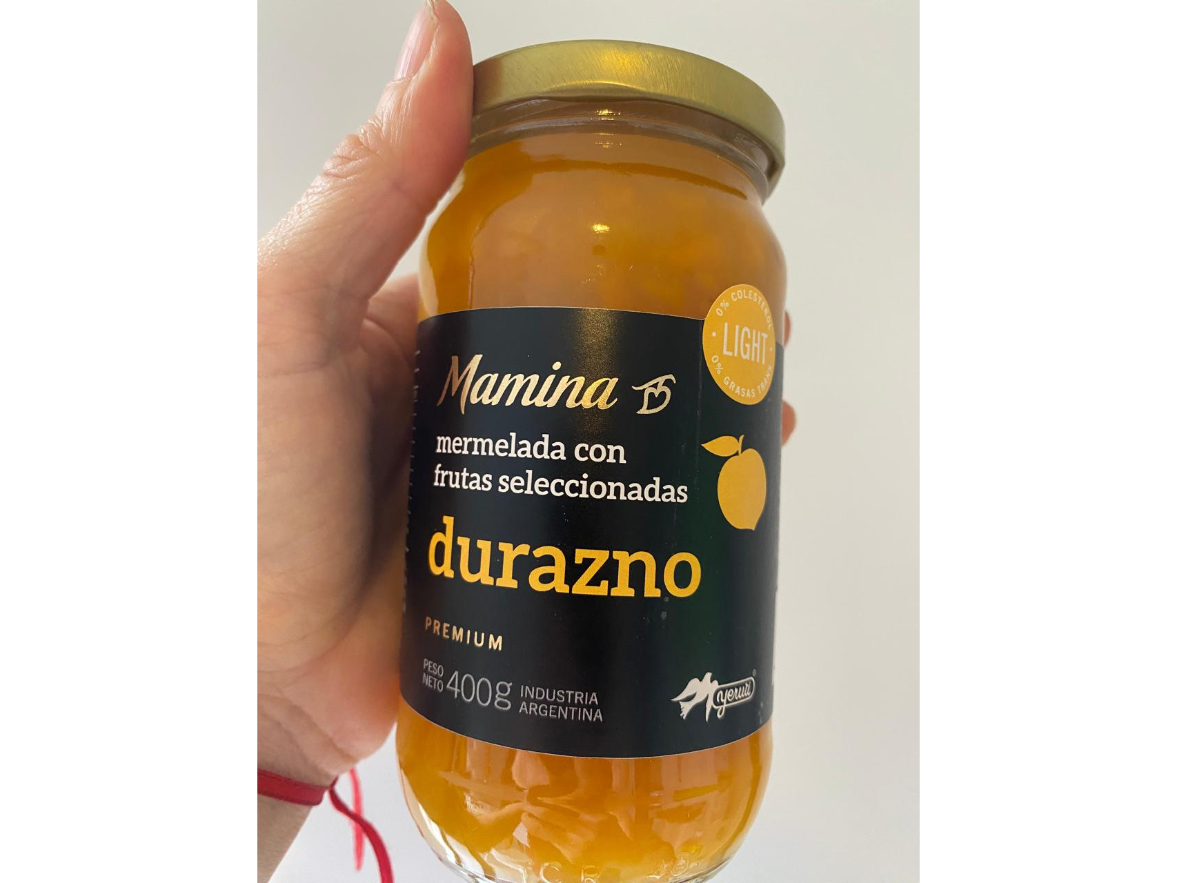 Mermelada Mamina durazno light x 400g