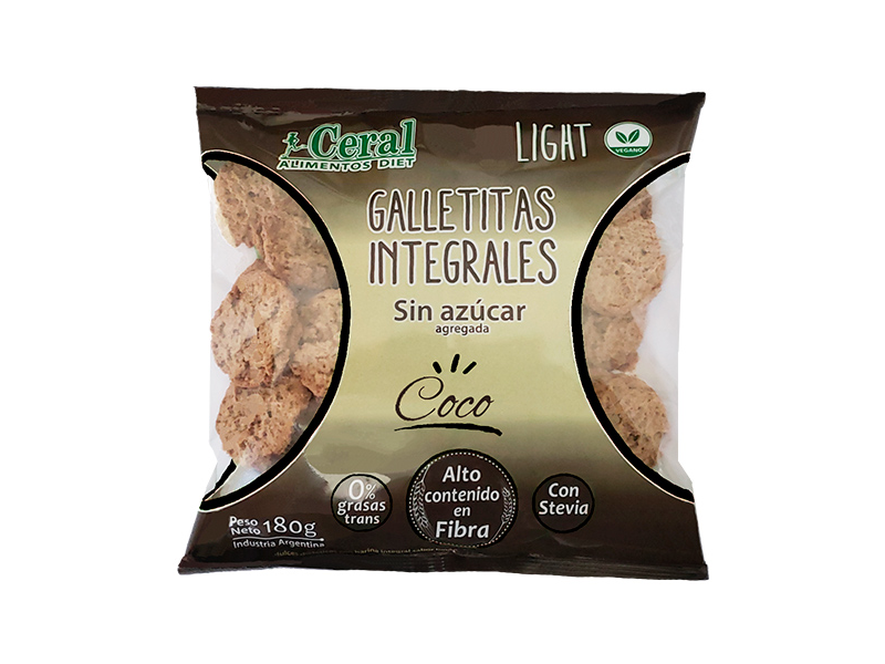 Galletas integrales de Coco x 180G