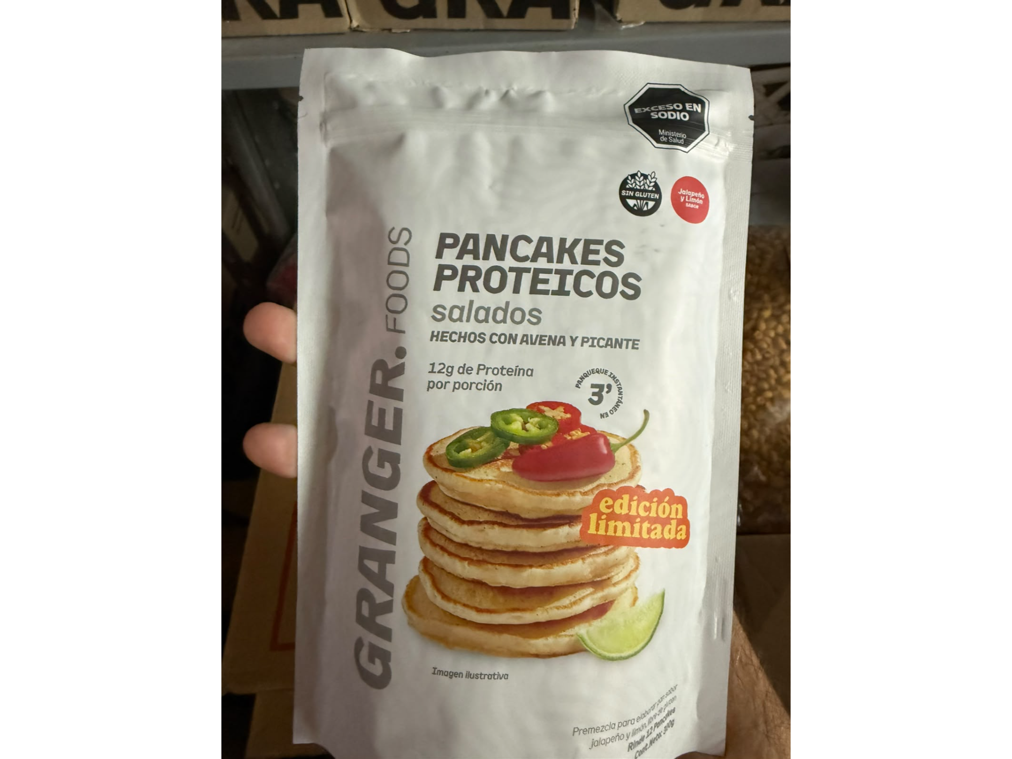 Pancake SALADO Jalapeño y Limon x 300gr Granger x 1 unid