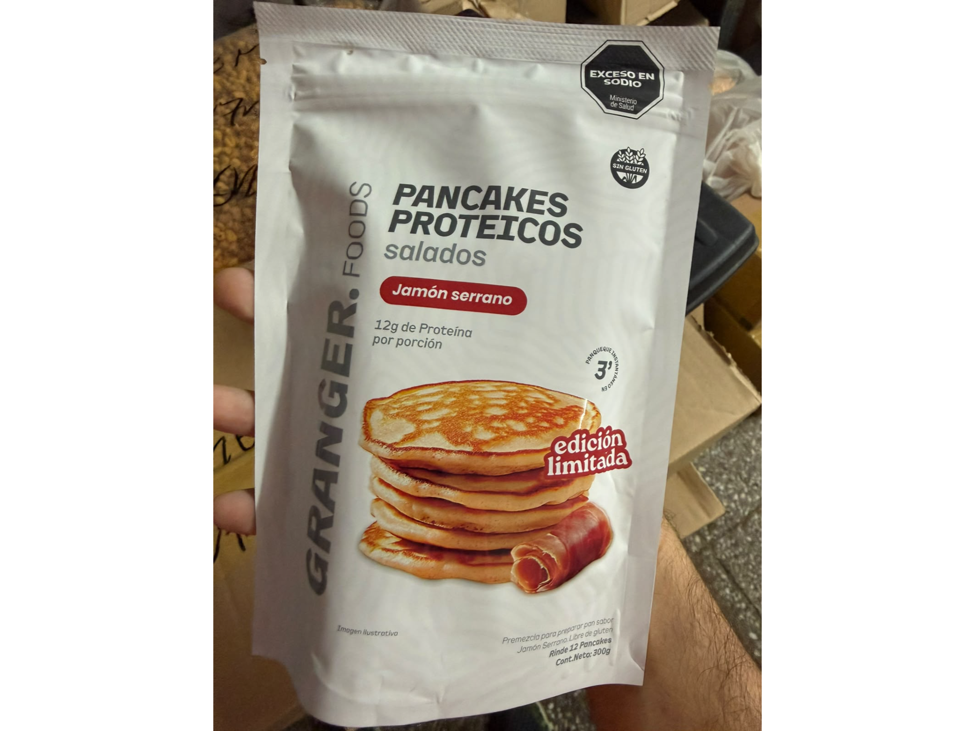 Pancake Salado Jamon Serrano x300g  Granger x 1 unid
