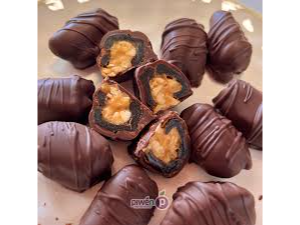 Datiles con chocolate