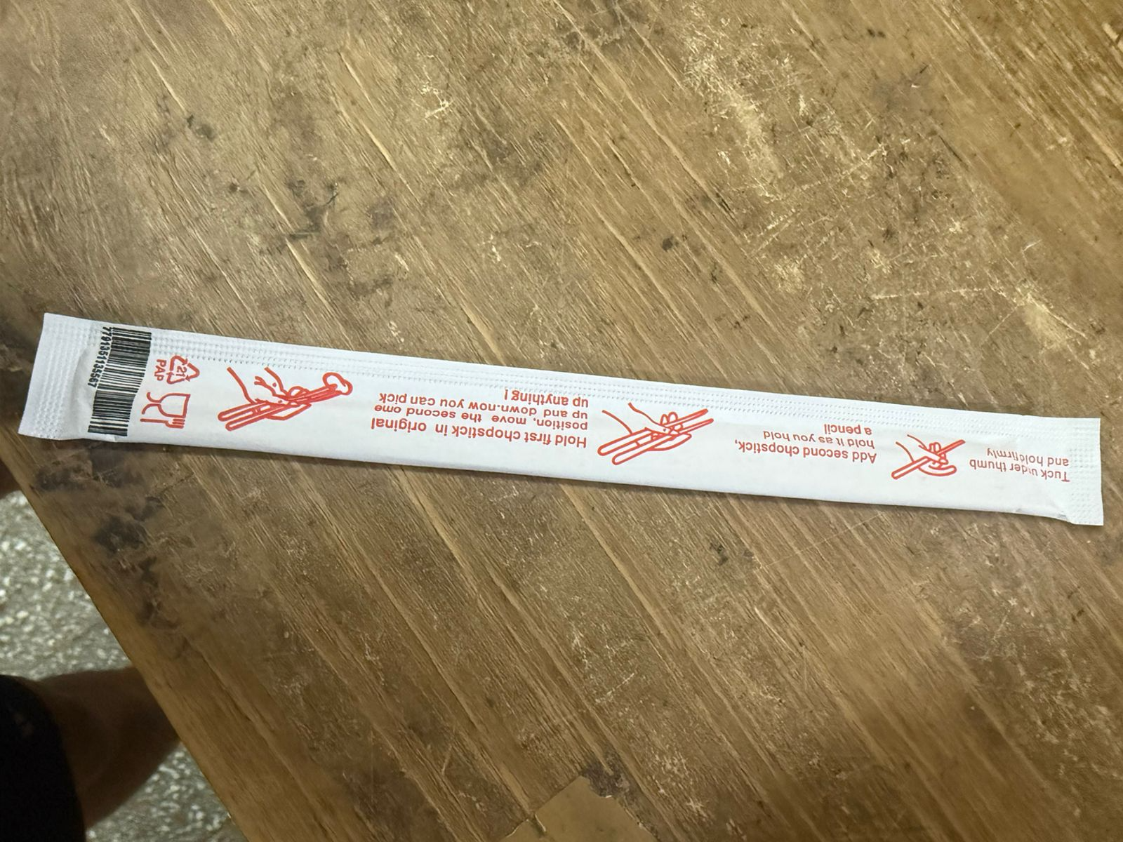 Palitos para sushi x 10 pares