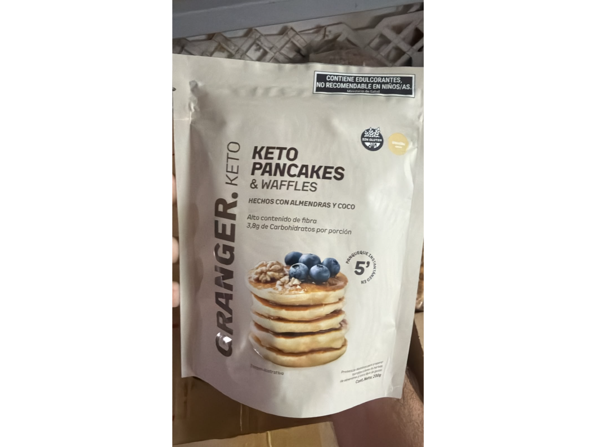 Pancakes Ket  VAINILLA X200g Granger x 1 unid