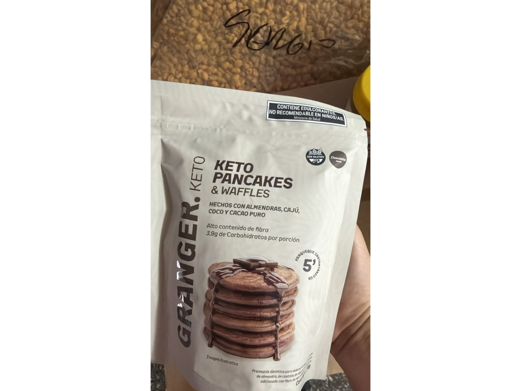 Pancakes  Keto Chocolate x200g Granger x 1 unid