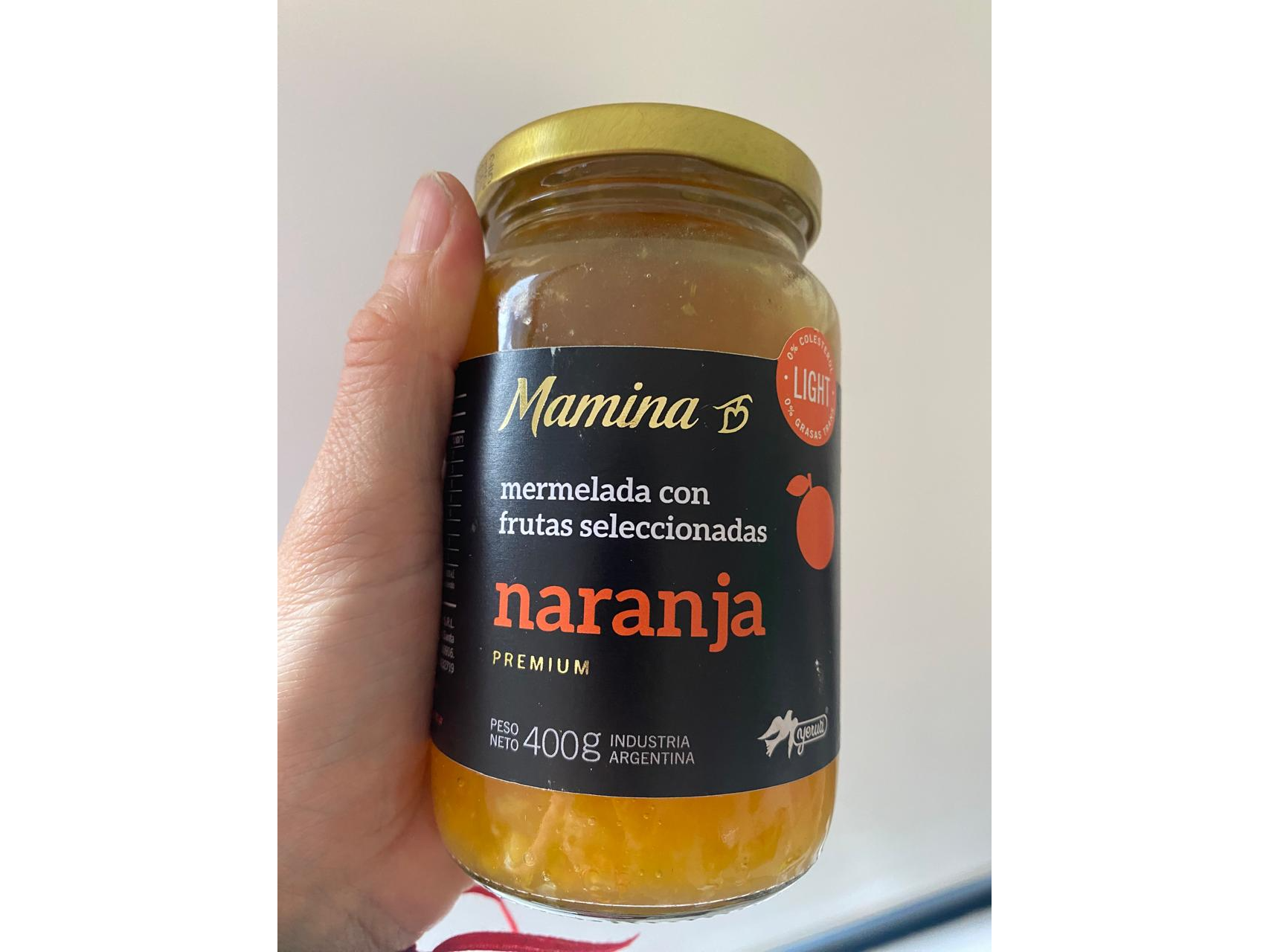 Mermelada Mamina Naranja light x 400g