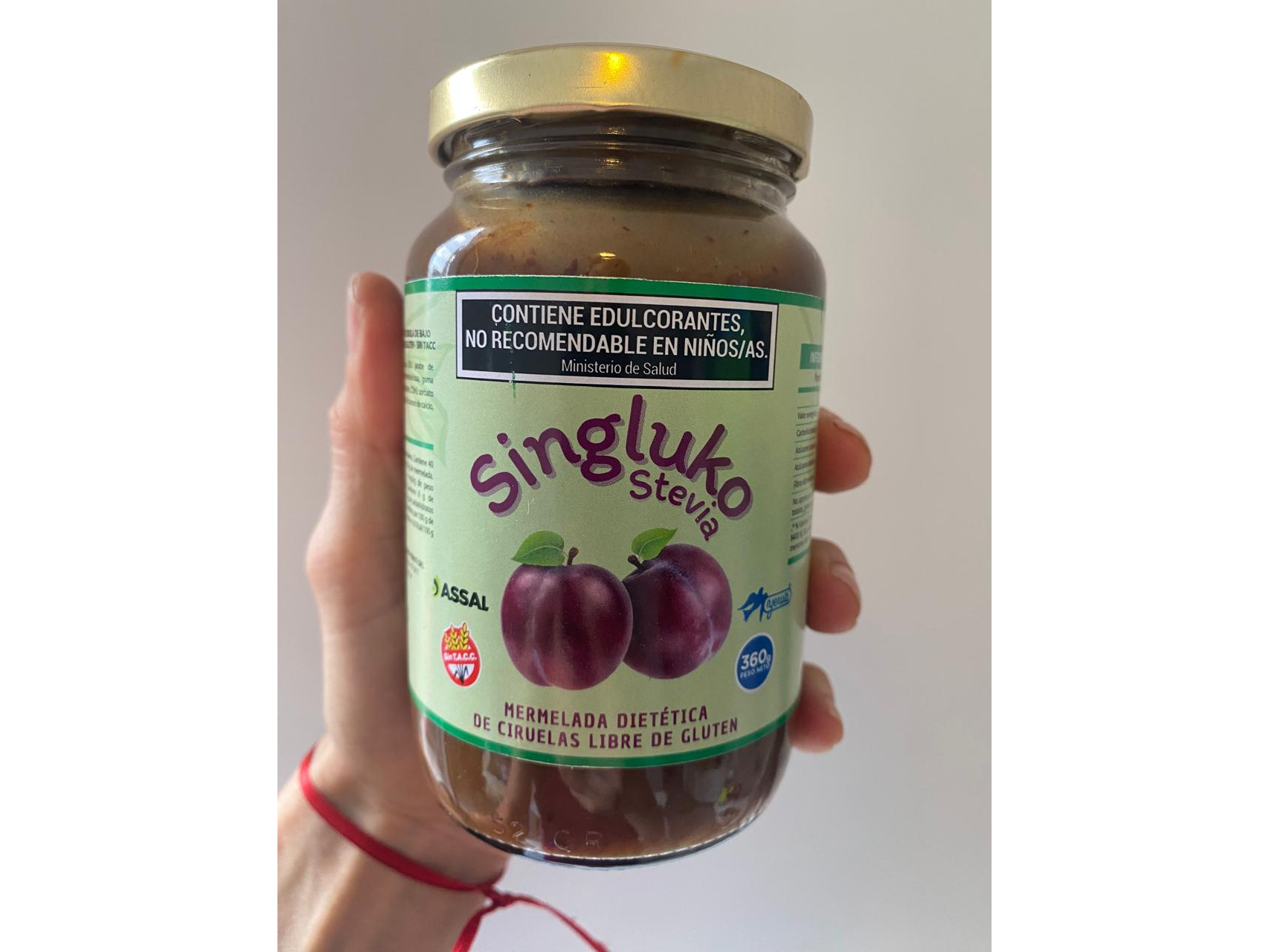 MERM. SIN GLUKO con STEVIA ciruelas x 360g