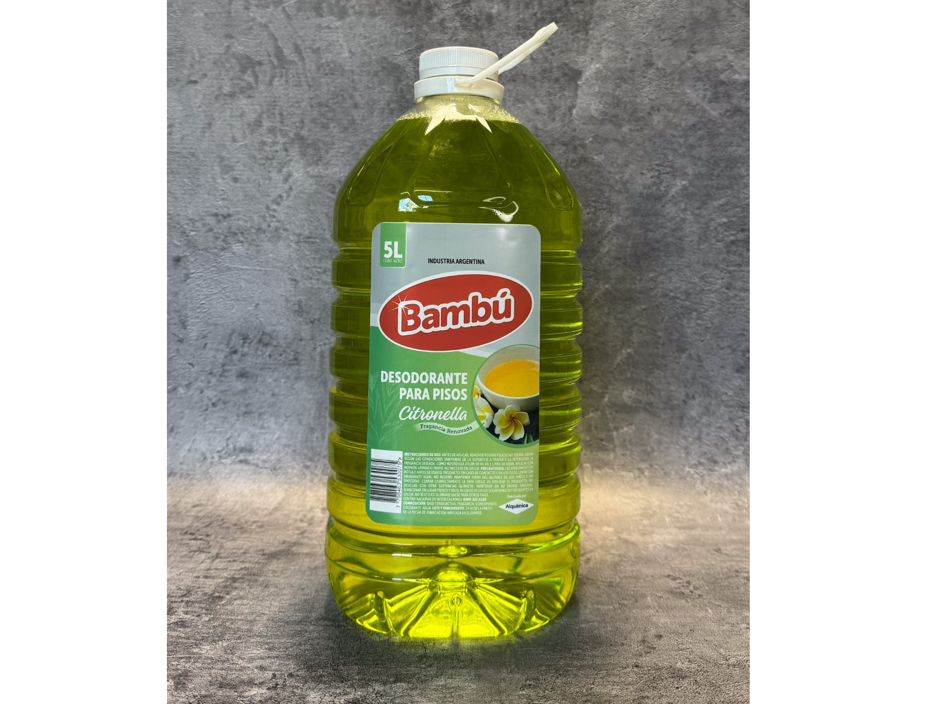 DESODORANTE DE PISO "CITRONELLA" X5 LTS (CAJA X4)