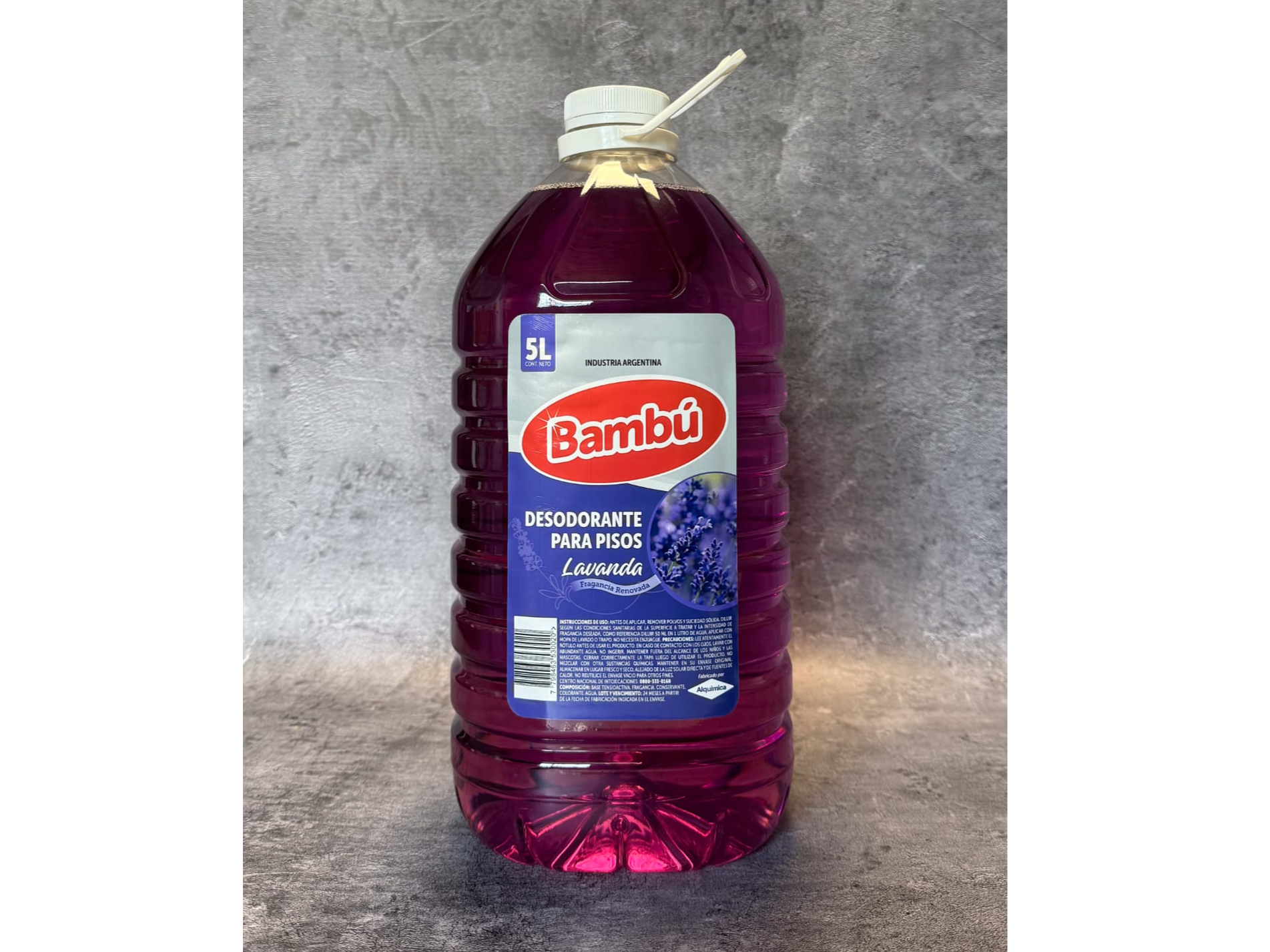 DESODORANTE DE PISO "LAVANDA" X5 LTS