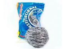 ESPONJA ACERO INOX. 30 GRS (24 UNIDADES)