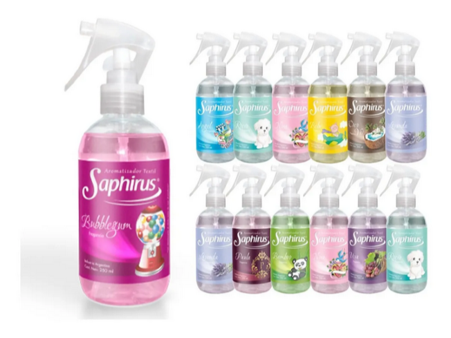 AROMATIZANTE TEXTIL SAPHIRUS (250 ML)