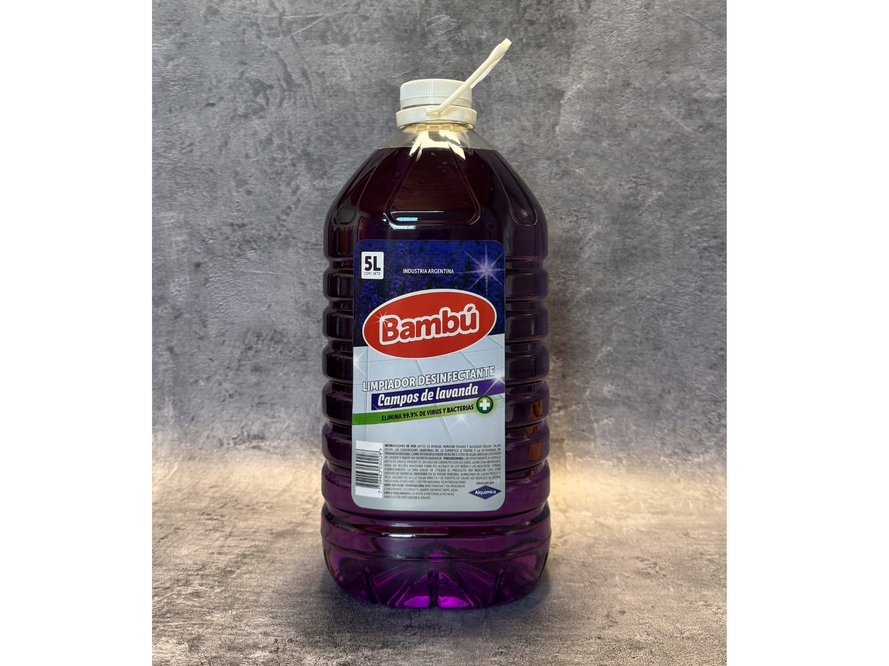 "CAMPOS DE LAVANDA" LIMPIADOR DESINFECTANTE X5 LTS