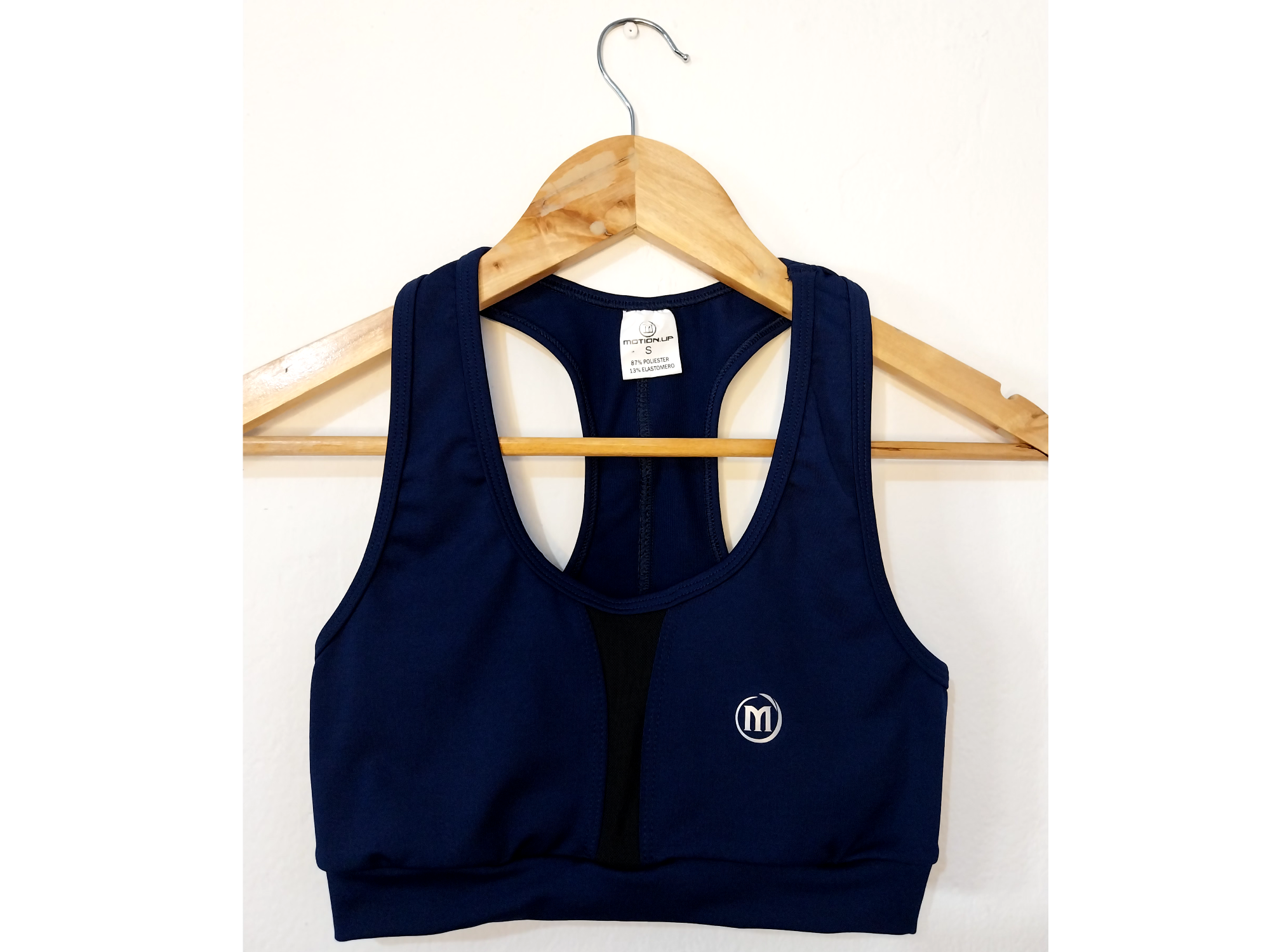 Top clasico con detalle microred talle S