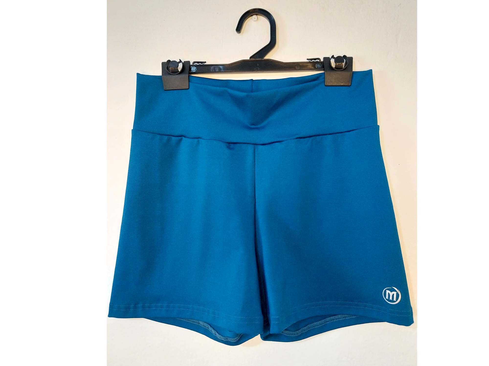 Shorts calza azul petroleo talle L