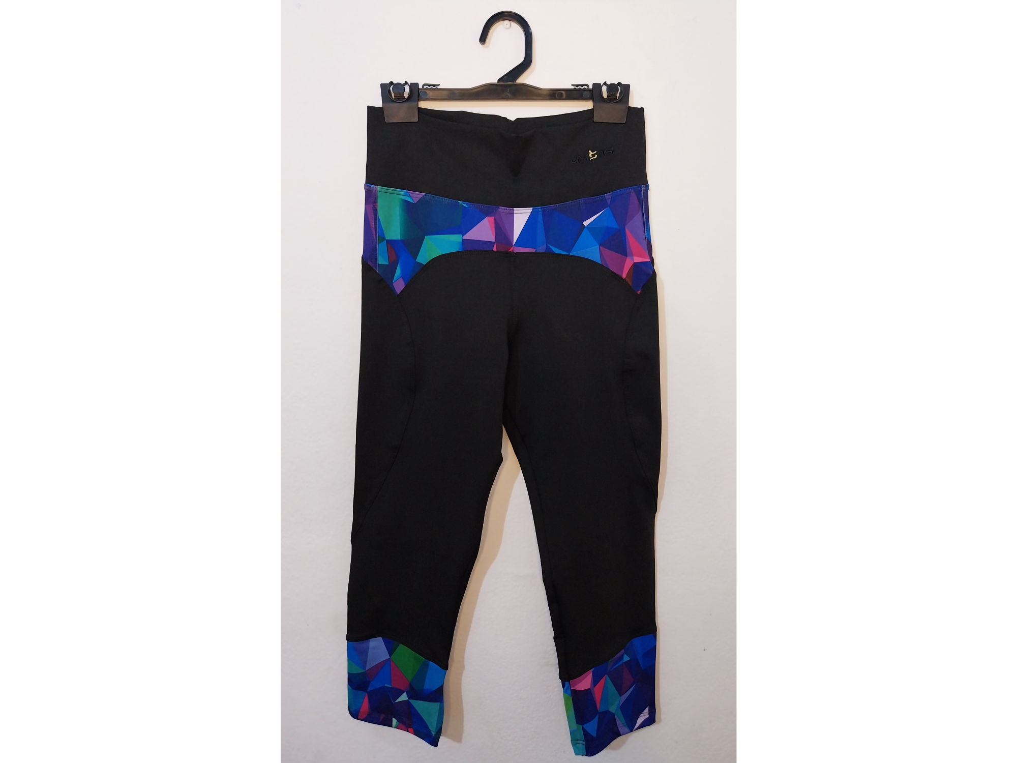Capri faja ancha negro combinado talle S