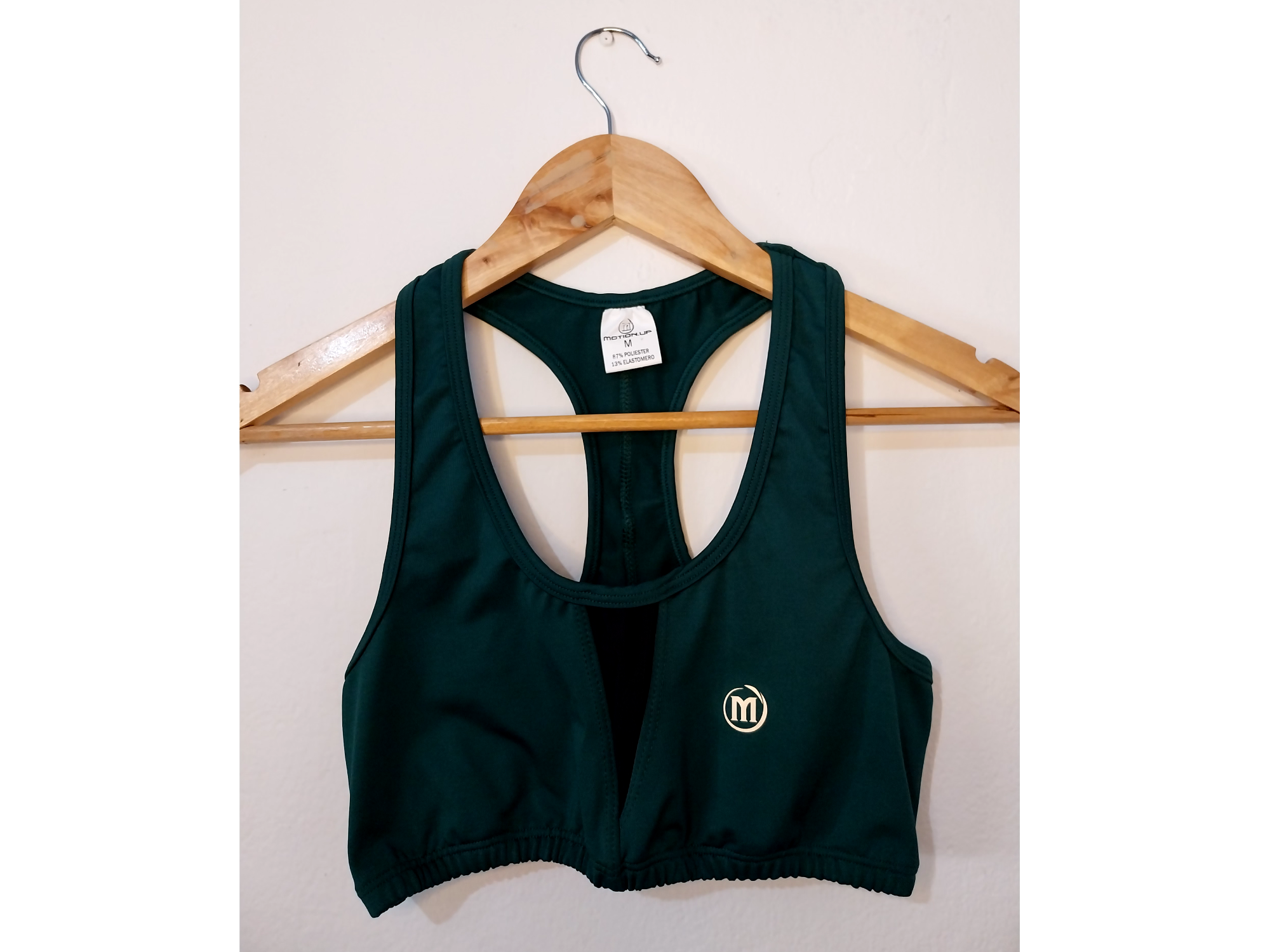Top clasico con detalle microred talle M