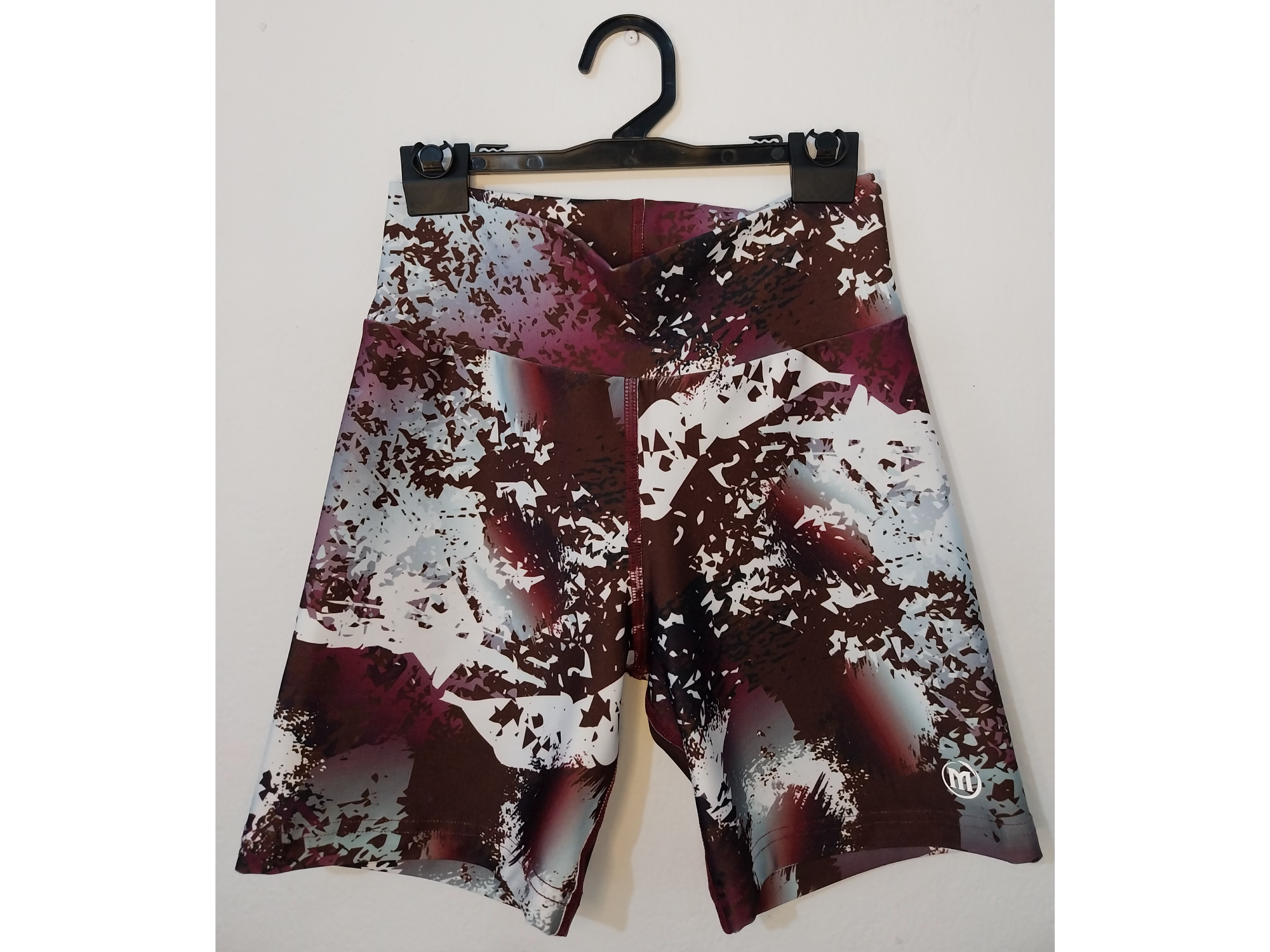 Shorts calza media pierna estampado talle S