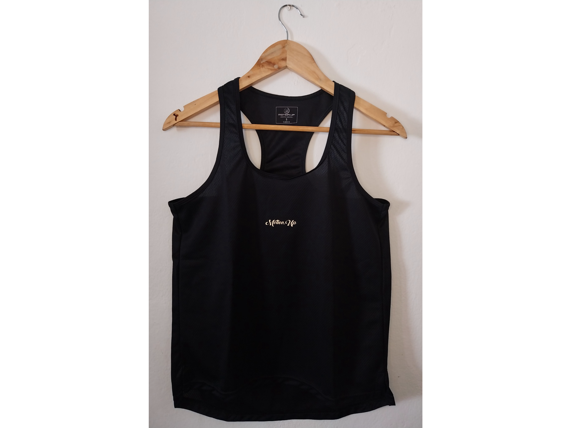 Musculosa con cola ,tela panal de abeja talle S