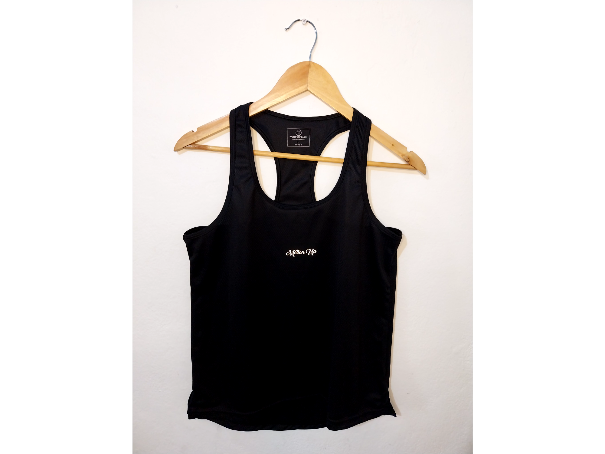 Musculosa con cola tela panal de abeja talle L