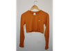 Crop top mangas largas con pasa pulgar talle M