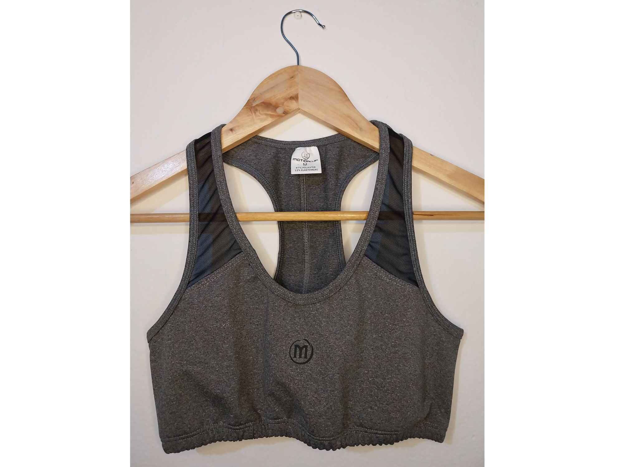 Top clasico con detalle microred talle M