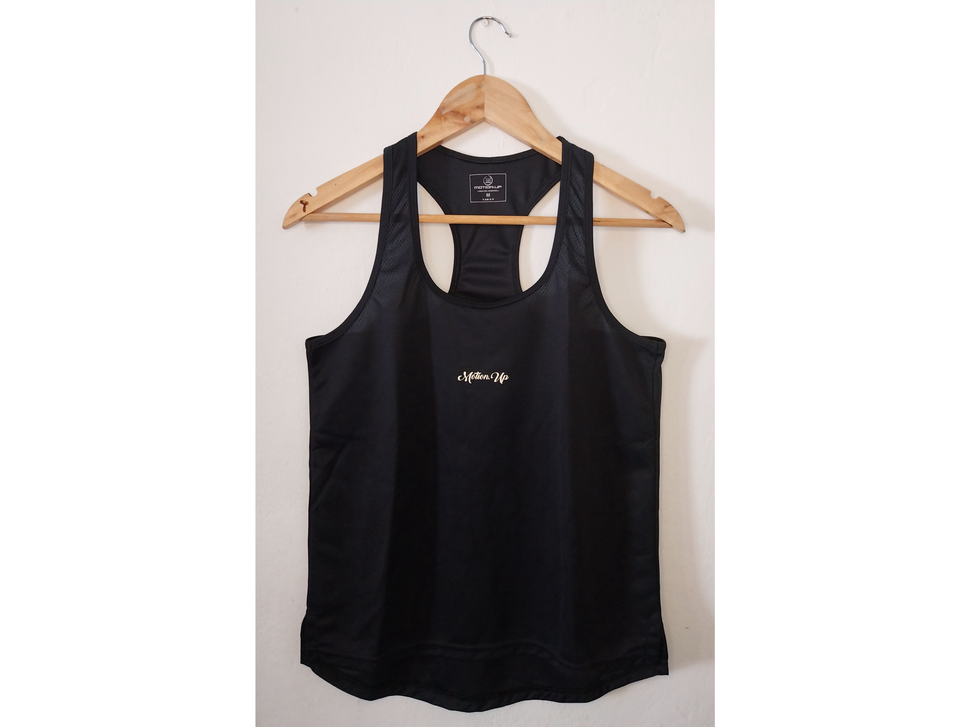 Musculosa con cola ,tela panal de abeja talle M