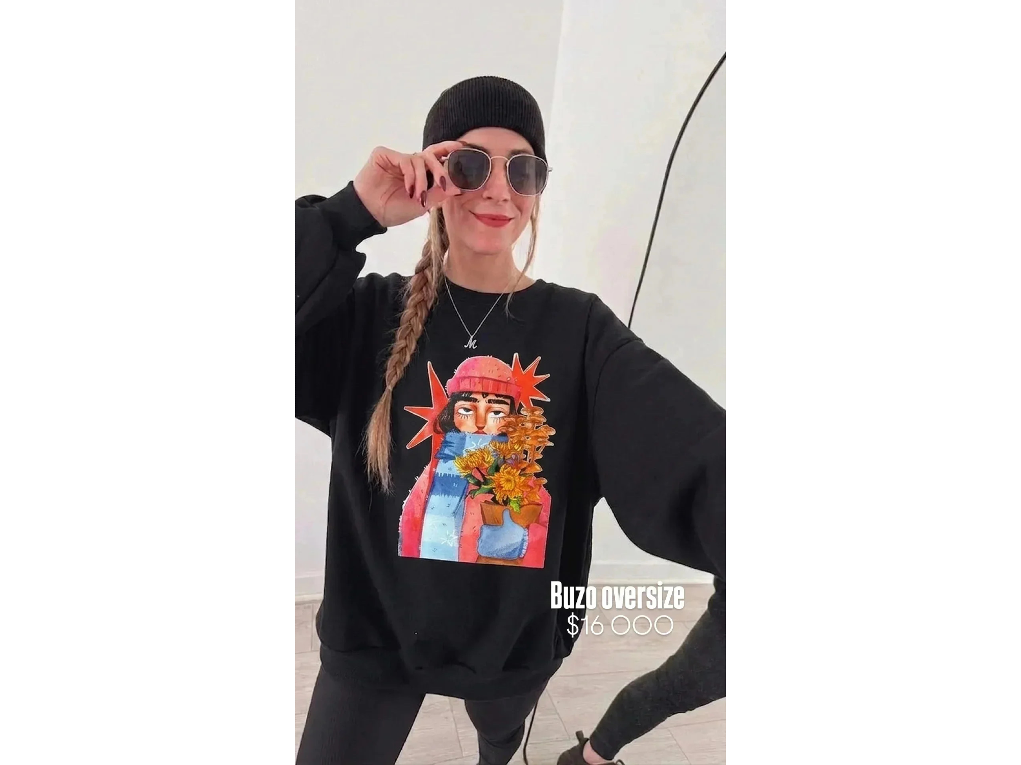 Buzo rústico oversize