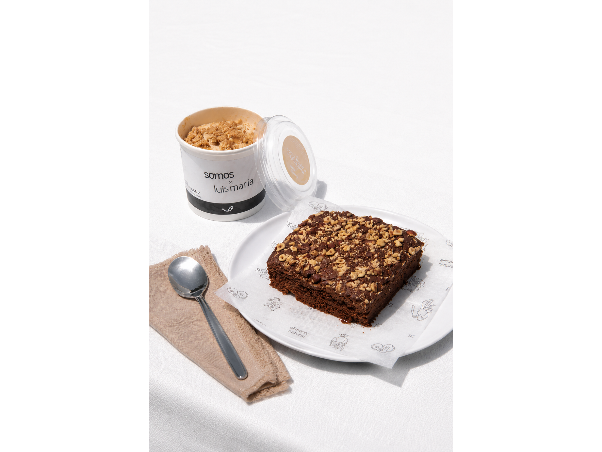 PROMO HELADO + BROWNIE