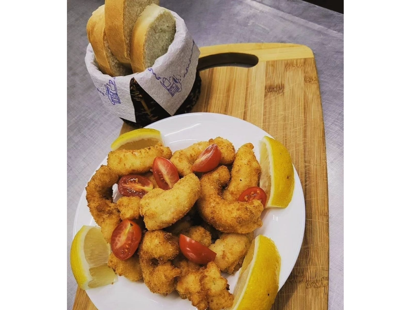 Langostinos Rebozados