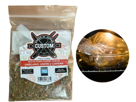 Bolsa para Horno CAYENA, LIMÓN Y ORÉGANO